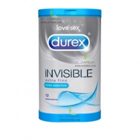 Preservativos Durex Invisible Extra Sensitivo 12un